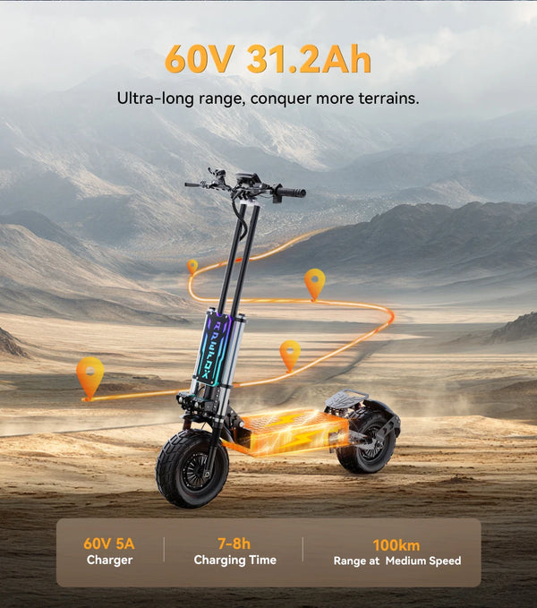 Trottinette électrique APXFOX T90, 60 V — vue 3