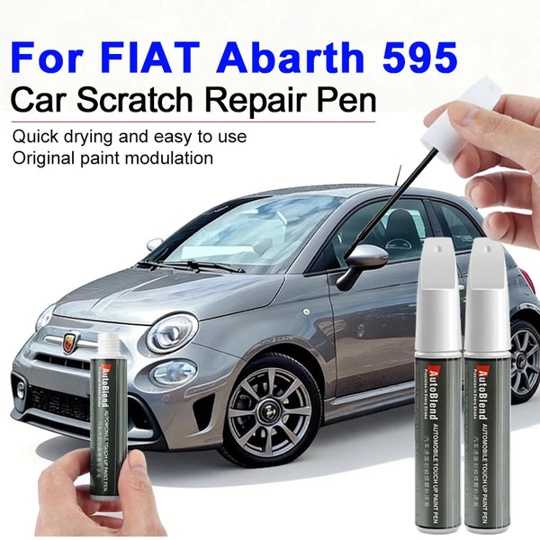 Pour FIAT Abarth 595 stylo de réparation de peinture et de retrait des rayures processus d'usine couleur correspondant outil