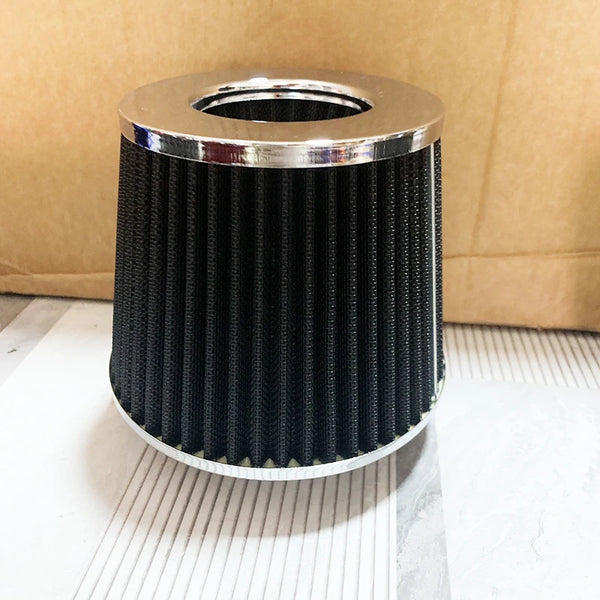 Kit de filtre à air froid à haut débit universel 76 mm (3 pouces) pour voiture modifiée, avec tuyau d'admission en aluminium,