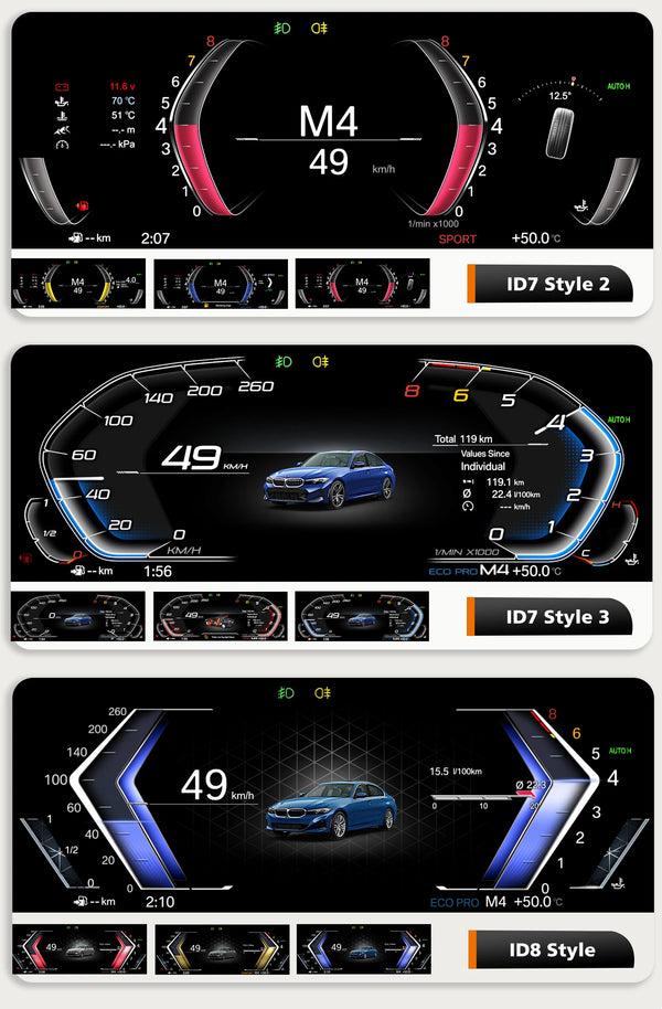 Compteur numérique HIZPO BMW Série 1/2 et X1/X2 — vue 4