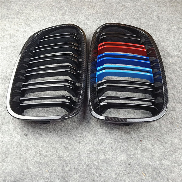 M Document-calandre en carbone pour BMW, F20, F22, E46, E90, E92, F30, F34, F32, G30, E60, F10, E84, F48 Bery Tage, X5, X6, F