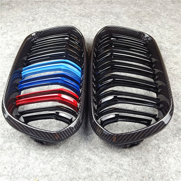 M Document-calandre en carbone pour BMW, F20, F22, E46, E90, E92, F30, F34, F32, G30, E60, F10, E84, F48 Bery Tage, X5, X6, F