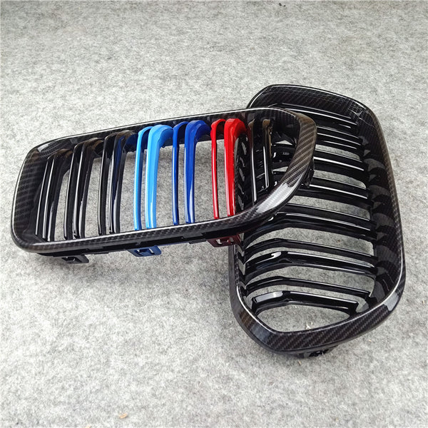 M Document-calandre en carbone pour BMW, F20, F22, E46, E90, E92, F30, F34, F32, G30, E60, F10, E84, F48 Bery Tage, X5, X6, F