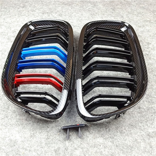 M Document-calandre en carbone pour BMW, F20, F22, E46, E90, E92, F30, F34, F32, G30, E60, F10, E84, F48 Bery Tage, X5, X6, F