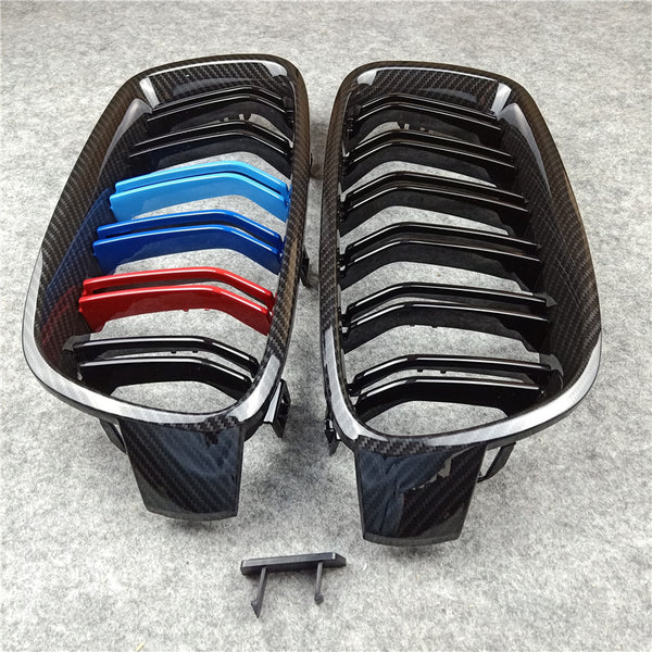 M Document-calandre en carbone pour BMW, F20, F22, E46, E90, E92, F30, F34, F32, G30, E60, F10, E84, F48 Bery Tage, X5, X6, F