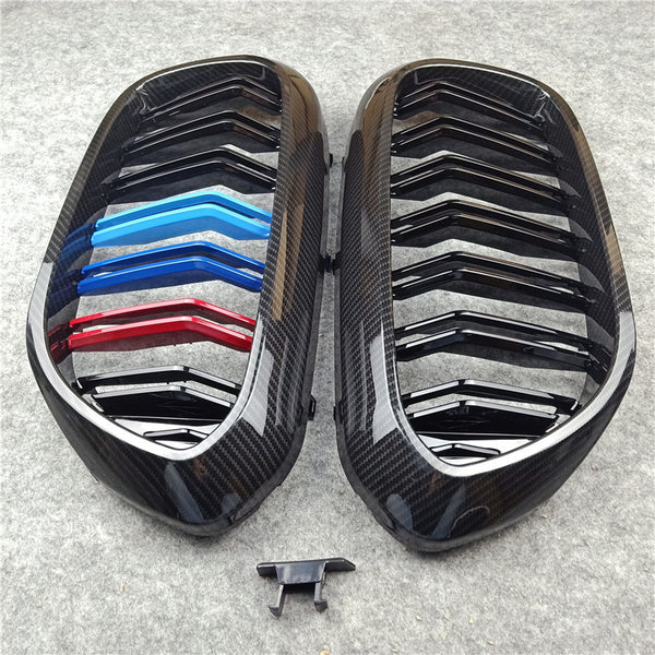M Document-calandre en carbone pour BMW, F20, F22, E46, E90, E92, F30, F34, F32, G30, E60, F10, E84, F48 Bery Tage, X5, X6, F