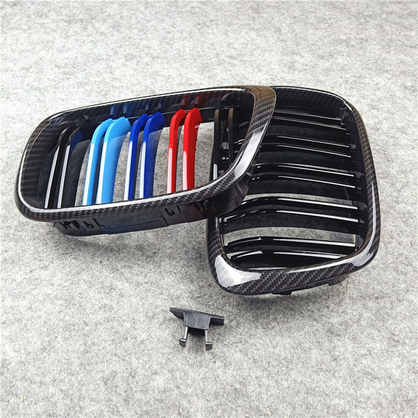 M Document-calandre en carbone pour BMW, F20, F22, E46, E90, E92, F30, F34, F32, G30, E60, F10, E84, F48 Bery Tage, X5, X6, F