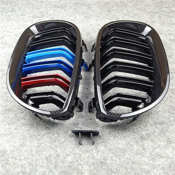 M Document-calandre en carbone pour BMW, F20, F22, E46, E90, E92, F30, F34, F32, G30, E60, F10, E84, F48 Bery Tage, X5, X6, F