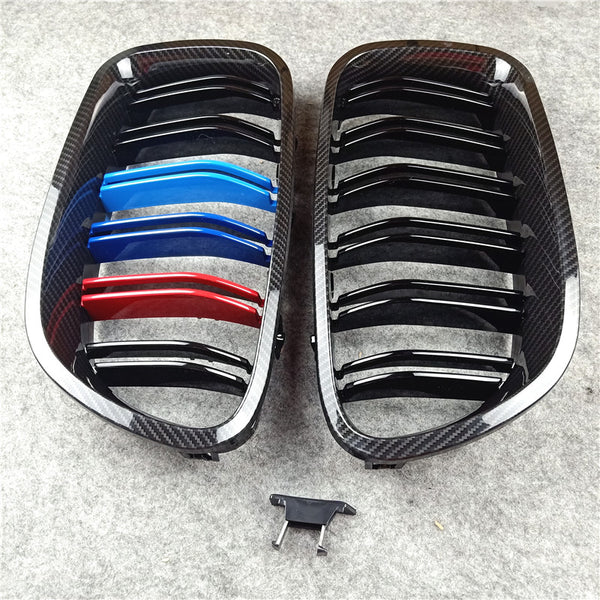 M Document-calandre en carbone pour BMW, F20, F22, E46, E90, E92, F30, F34, F32, G30, E60, F10, E84, F48 Bery Tage, X5, X6, F