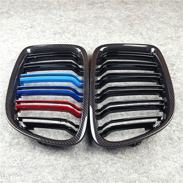 M Document-calandre en carbone pour BMW, F20, F22, E46, E90, E92, F30, F34, F32, G30, E60, F10, E84, F48 Bery Tage, X5, X6, F