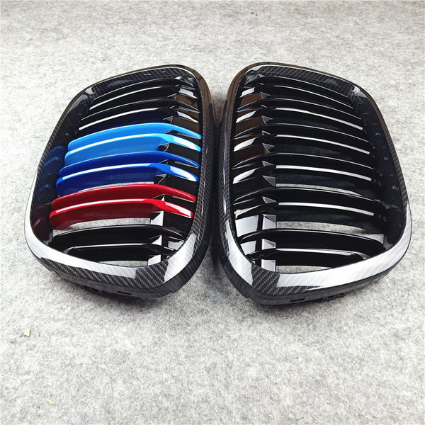 M Document-calandre en carbone pour BMW, F20, F22, E46, E90, E92, F30, F34, F32, G30, E60, F10, E84, F48 Bery Tage, X5, X6, F