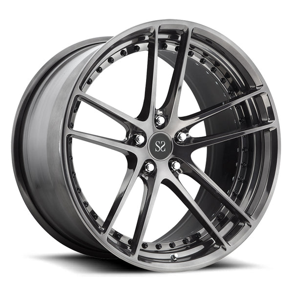 2PCS Réglage 18"19"20"21"22" Jantes en alliage forgé sur mesure en aluminium