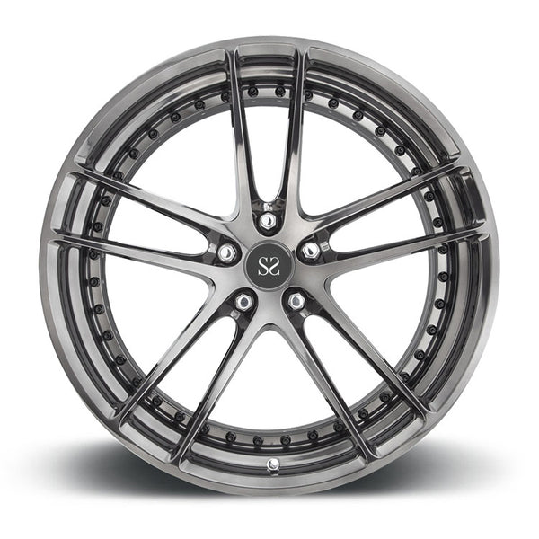 2PCS Réglage 18"19"20"21"22" Jantes en alliage forgé sur mesure en aluminium