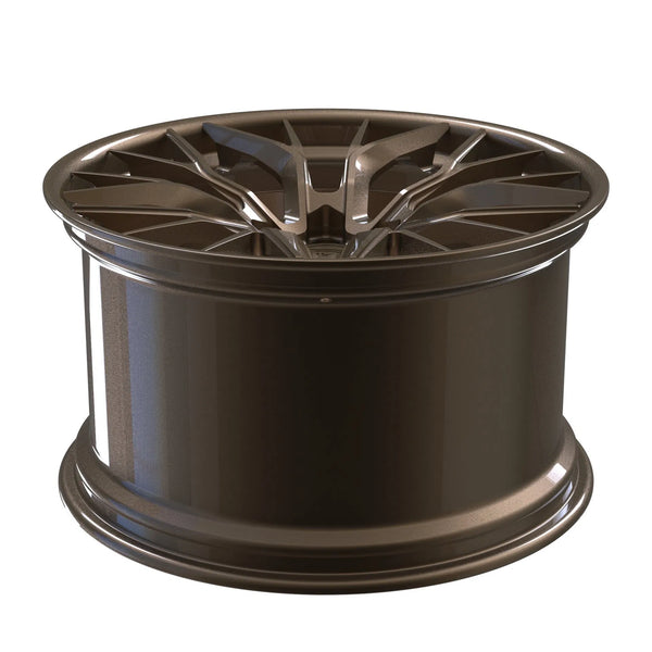 Jantes de réglage personnalisées 2-PC 21X10.5 et 21X11 bronze brillant
