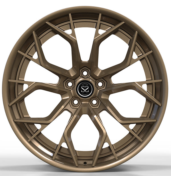Jantes de réglage personnalisées 2-PC 21X10.5 et 21X11 bronze brillant
