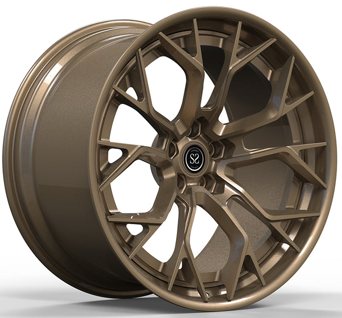 Jantes de réglage personnalisées 2-PC 21X10.5 et 21X11 bronze brillant