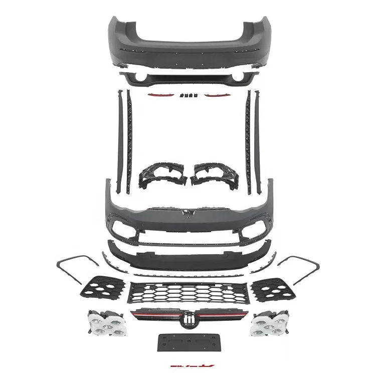 Kit de carrosserie en PP pour Volkswagen Golf 8 GTI, pare-chocs avant