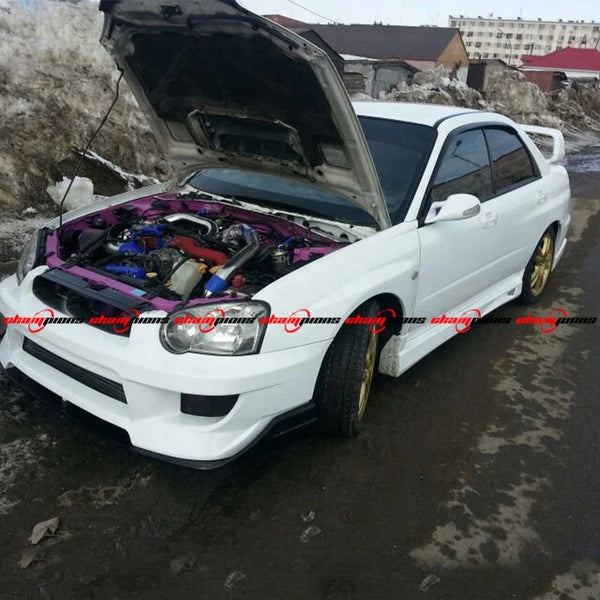 Kit carrosserie extérieur fibre de verre style MS Subaru Impreza GD8