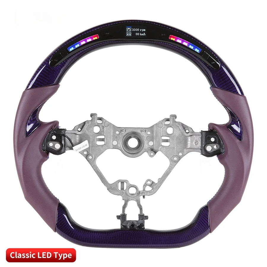 Contrôle par application LED vitesse et régime moteur Real fibre de carbone volant pour Toyota 86 Subaru BRZ sport automobile