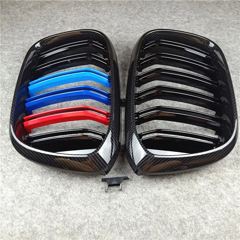 M Document-calandre en carbone pour BMW, F20, F22, E46, E90, E92, F30, F34, F32, G30, E60, F10, E84, F48 Bery Tage, X5, X6, F06, F12, F01, F07 Touriste