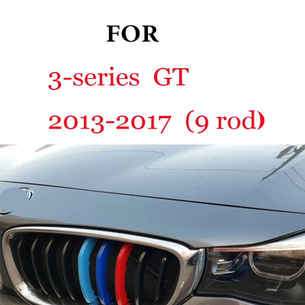 Bandes de garniture de calandre avant, 3 pièces, pour BMW série 1 2 3 4 5 6 7 8 X1 X2 X3 X4 X5 X6 X7 Z4 E46 E90 F30 E60 E81 F