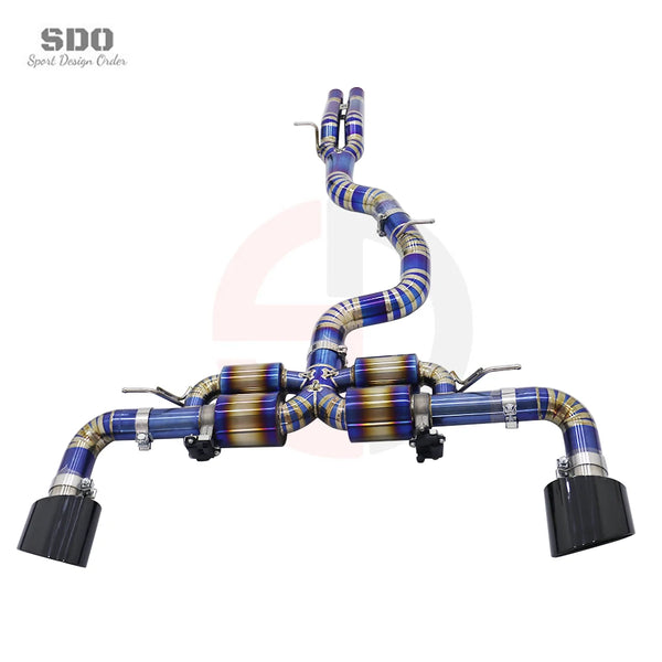 Ligne catback titane à valve Audi RS3 8V/8Y 2.5T, 2017–2025 — vue 2