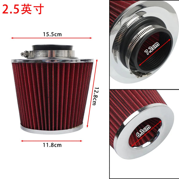 Filtre à air conique lavable Xuzhong, 2,5 pouces — vue 5