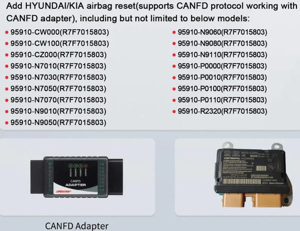 Obdstar Can Fd Adapter Compatible avec X300 Dp Plus P50 Pro4 Supports General Motors 2020-2021 - OURANE.COM