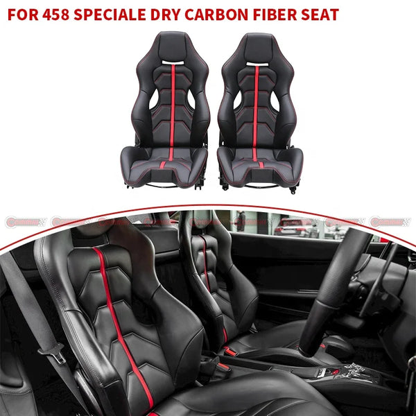 Siège Baquet Carbone Sec Speciale style – Ferrari
