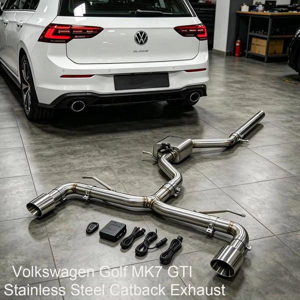 Ligne d’échappement à valve ING pour Golf 7 GTI — vue 1