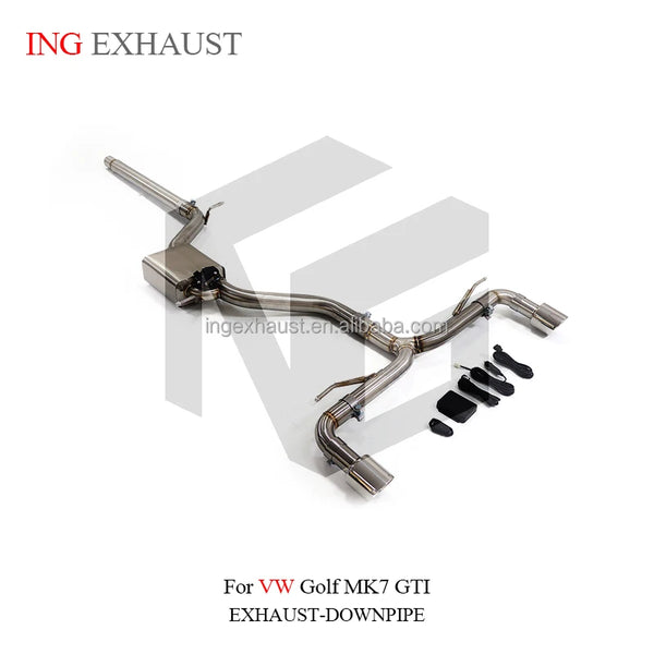 Ligne d’échappement à valve ING pour Golf 7 GTI — vue 2