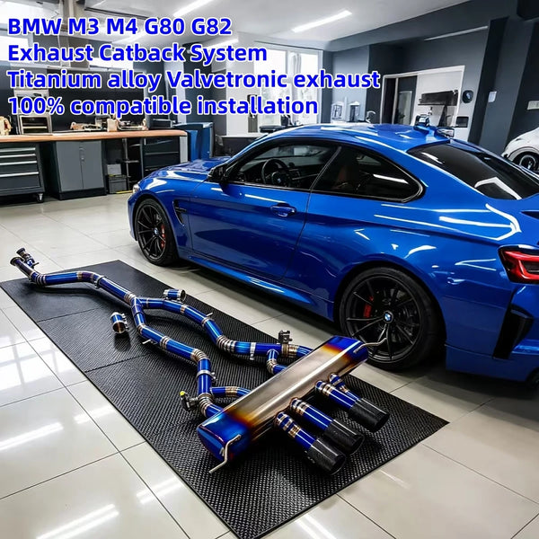 Ligne d’échappement à valves en titane BMW M3 G80 et M4 G82, 2021–2024 — Échappement | OURANE