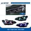 Phares LED RGB HETOP style Snake, plug & play – BMW Série 4 G22/M3 G80/M4 G82, 2021-2024
