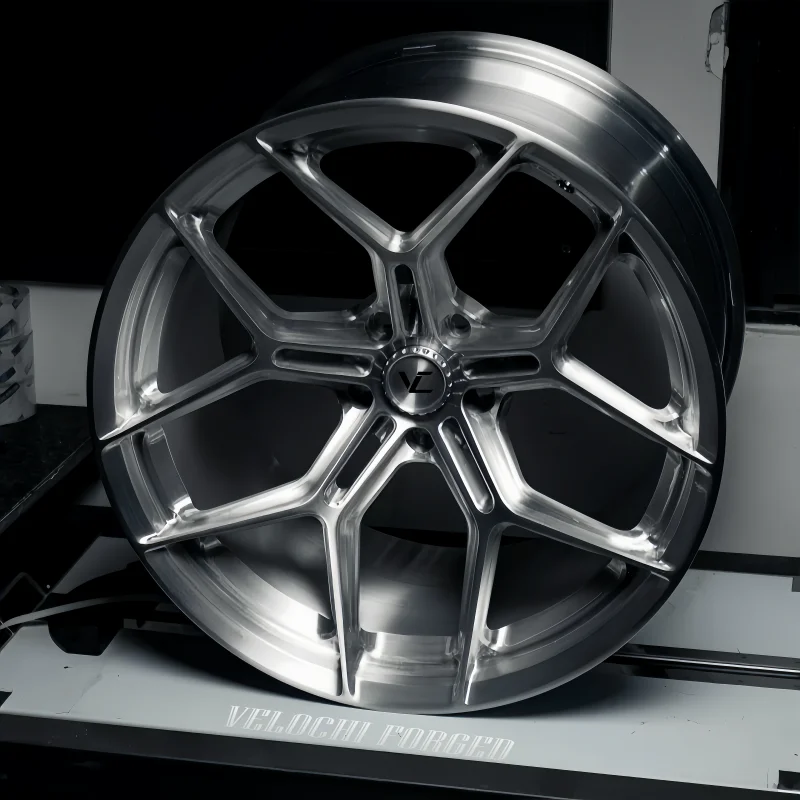 Jantes forgées concaves gris anthracite brossé, 17 à 24 pouces, 5x112, pour Audi RS7, RS5, S4, A4 et Q7
