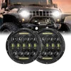 Phares LED 7 pouces Angel Eyes RGB pilotables par application Loyo – Jeep Wrangler à partir de 2014