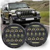 Phares LED 7 pouces Angel Eyes RGB pilotables par application Loyo – Jeep Wrangler à partir de 2014