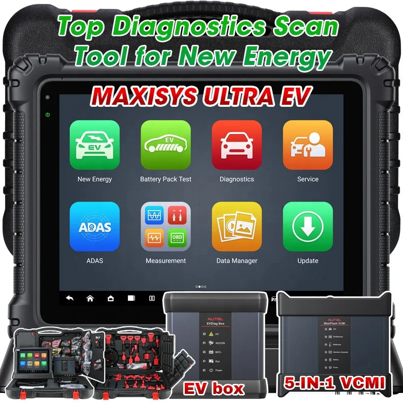 Valise de Diagnostic Professionnelle Autel MaxiSys Ultra EV OBD2 – Programmation ECU – Diagnostic et outillage | OURANE.COM