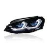 Phares LED projecteur haute puissance BBA, clignotant dynamique et DRL – Volkswagen Golf 7, 2013-2017