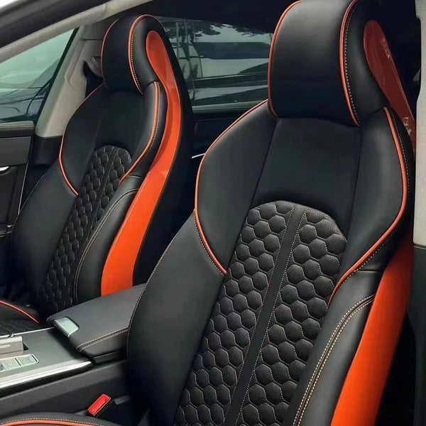 Housses de sièges cuir, set complet pour Audi A1 à A7