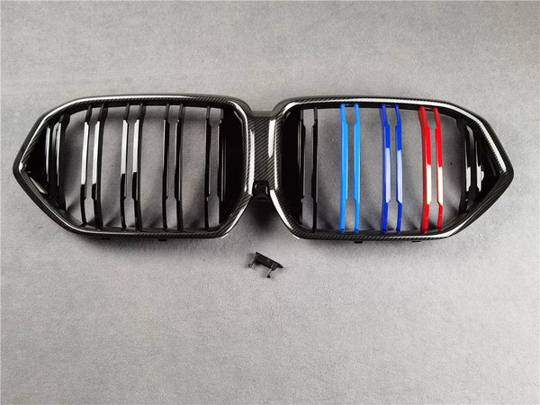 M Document-calandre en carbone pour BMW, F20, F22, E46, E90, E92, F30, F34, F32, G30, E60, F10, E84, F48 Bery Tage, X5, X6, F