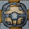 Volant carbone forgé rouge LED pour Volkswagen Golf 5/6/7 R, GTI et Polo