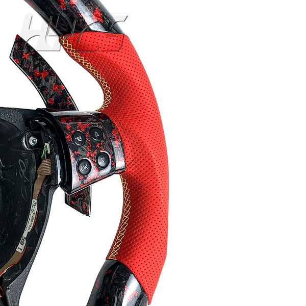Volant carbone cuir personnalisé pour Volkswagen Golf 5, GTI et Passat