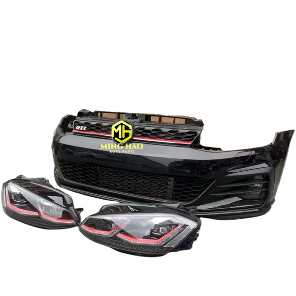 Kit carrosserie complet avant Volkswagen Golf - Pare-chocs, calandre, phares — vue 2