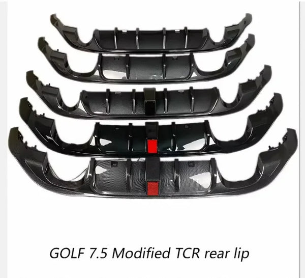 Diffuseur arrière éclairé style TCR pour Golf 7.5