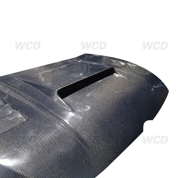 Capot carbone style WCD Volkswagen Golf 8, 2020–2022 — vue 6
