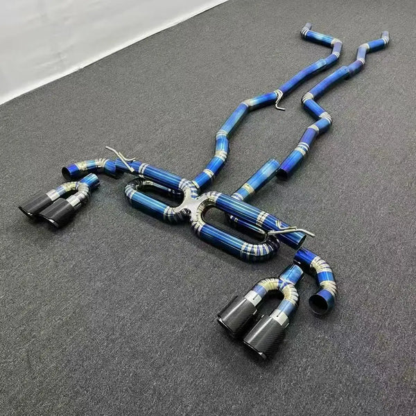 Ligne cat-back titane à valve pour Porsche Cayenne