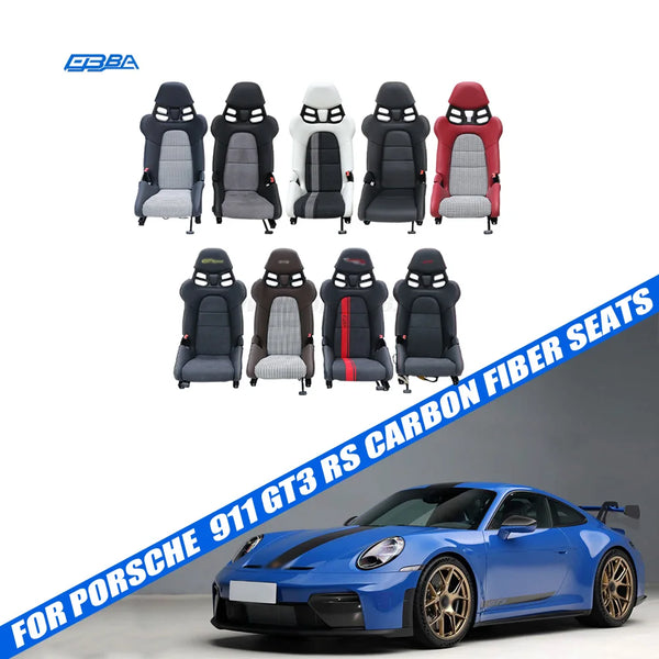 Siège Baquet Fibre de Carbone GT3 – Porsche