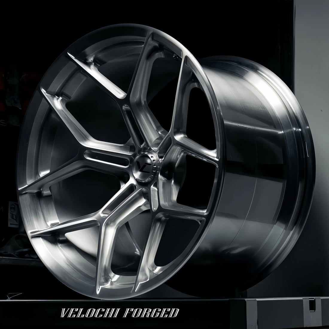 Jantes forgées concaves gris anthracite brossé, 17 à 24 pouces, 5x112, pour Audi RS7, RS5, S4, A4 et Q7