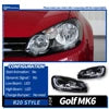 Phares LED design R20 avec Angel Eyes et faisceau Bi-Xenon AKD – Volkswagen Golf 6, 2009-2012