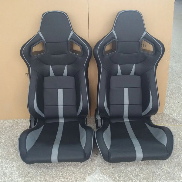 Siège baquet carbone réglable pour simulateur de course et bureau